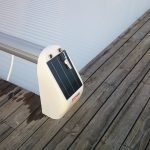 couverture pisvine avec alimentation solaire