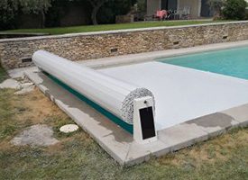 volet de piscine alimentation solaire