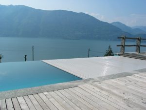 volet de piscine pour bassin à débordement