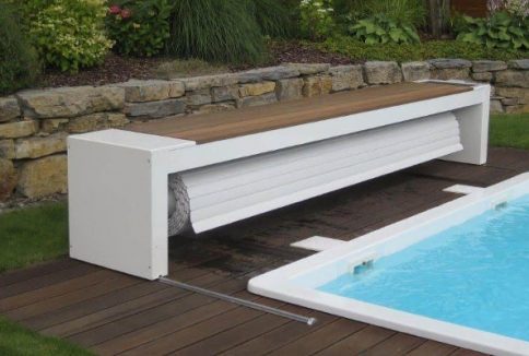 rideau de piscine mobile