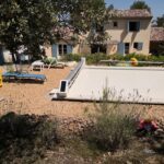 Piscine hors sol solaire à Aix en Provence